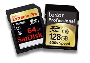 SD cards for Nikon D7100